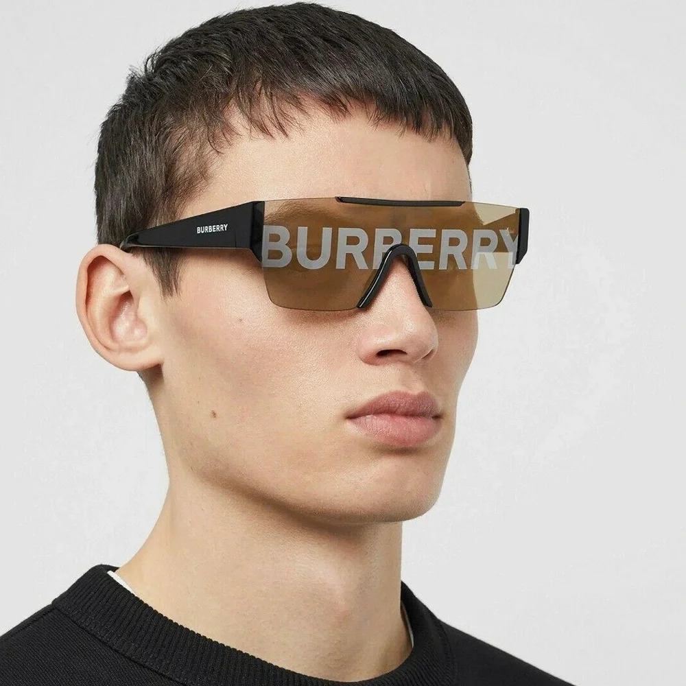 NEW BURBERRY BE4291 3001/G UNISEX SHIELD SUNGLASSES BURBERRY B 4291 BROWN